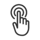 Touch selction icon